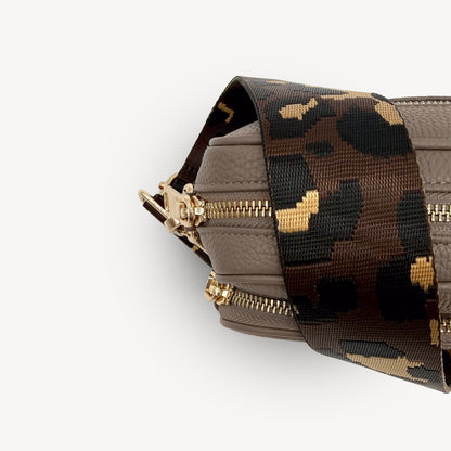 Brown & Gold Leopard Strap