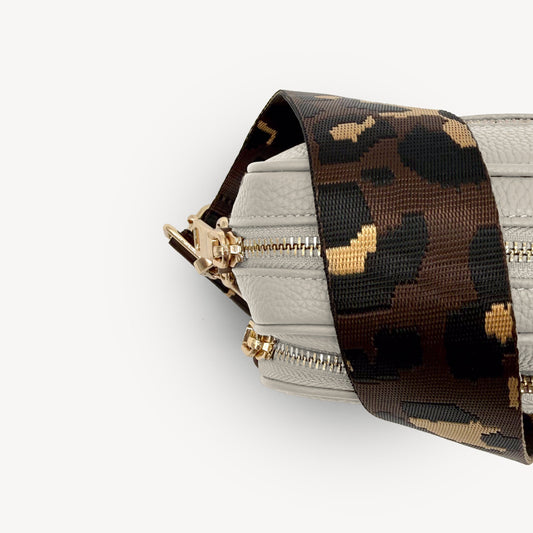 Brown & Gold Leopard Strap