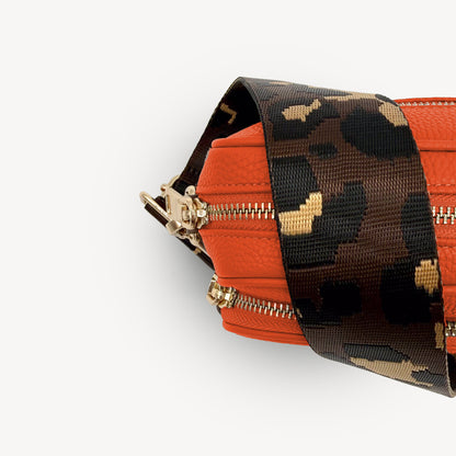 Brown & Gold Leopard Strap