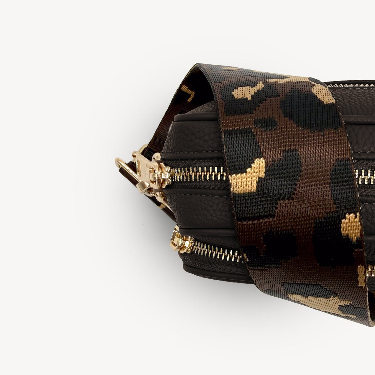 Brown & Gold Leopard Strap