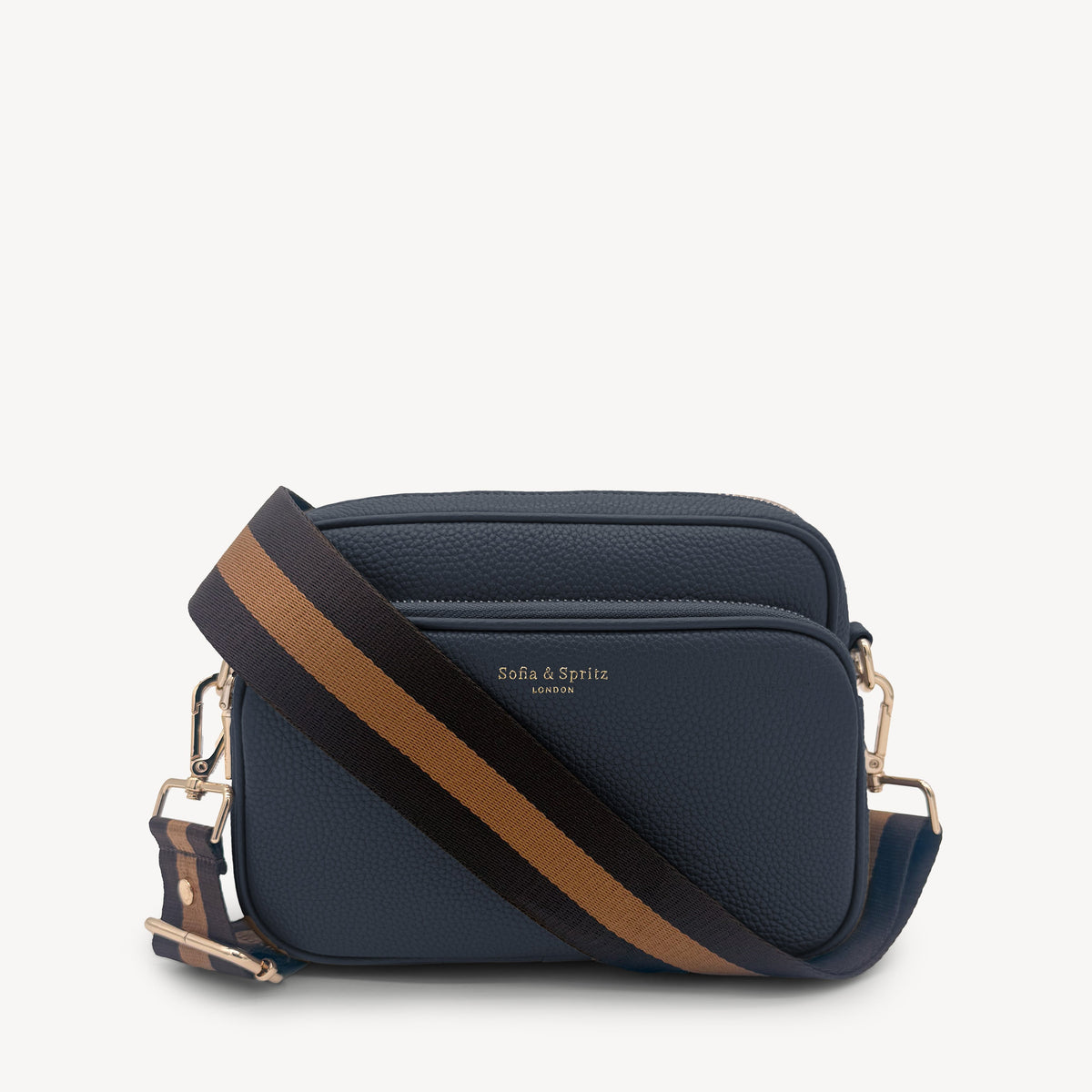 Chocolate Brown Stripe Strap