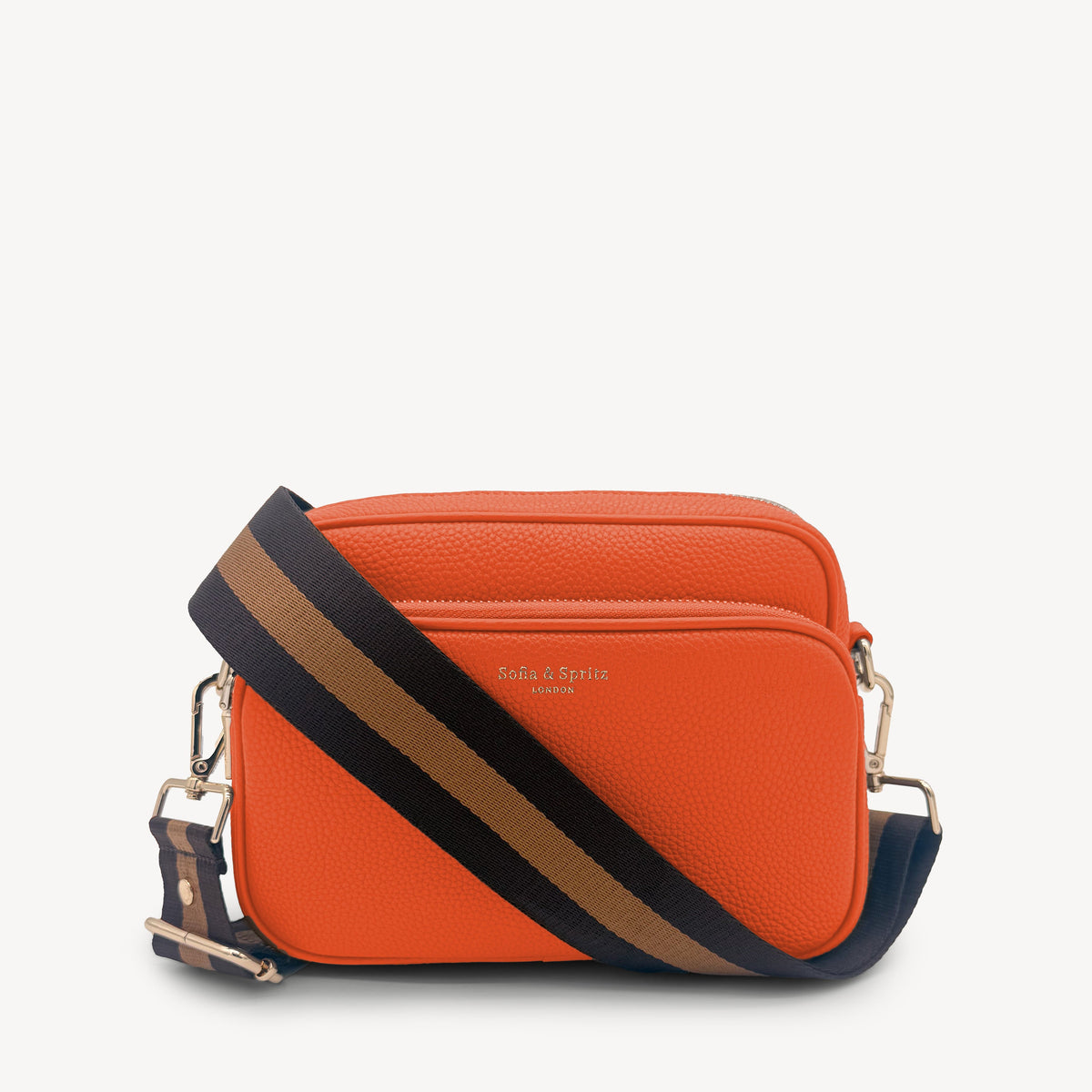 Chocolate Brown Stripe Strap