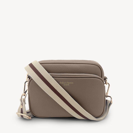Alba Crossbody Bag - Taupe