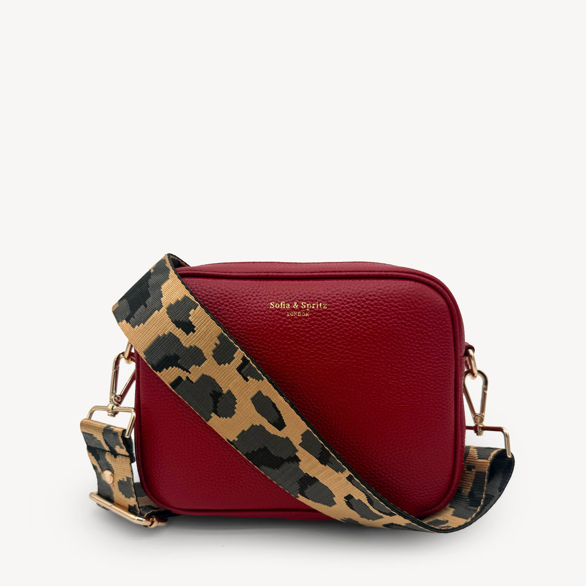 Gold & Grey Leopard Strap