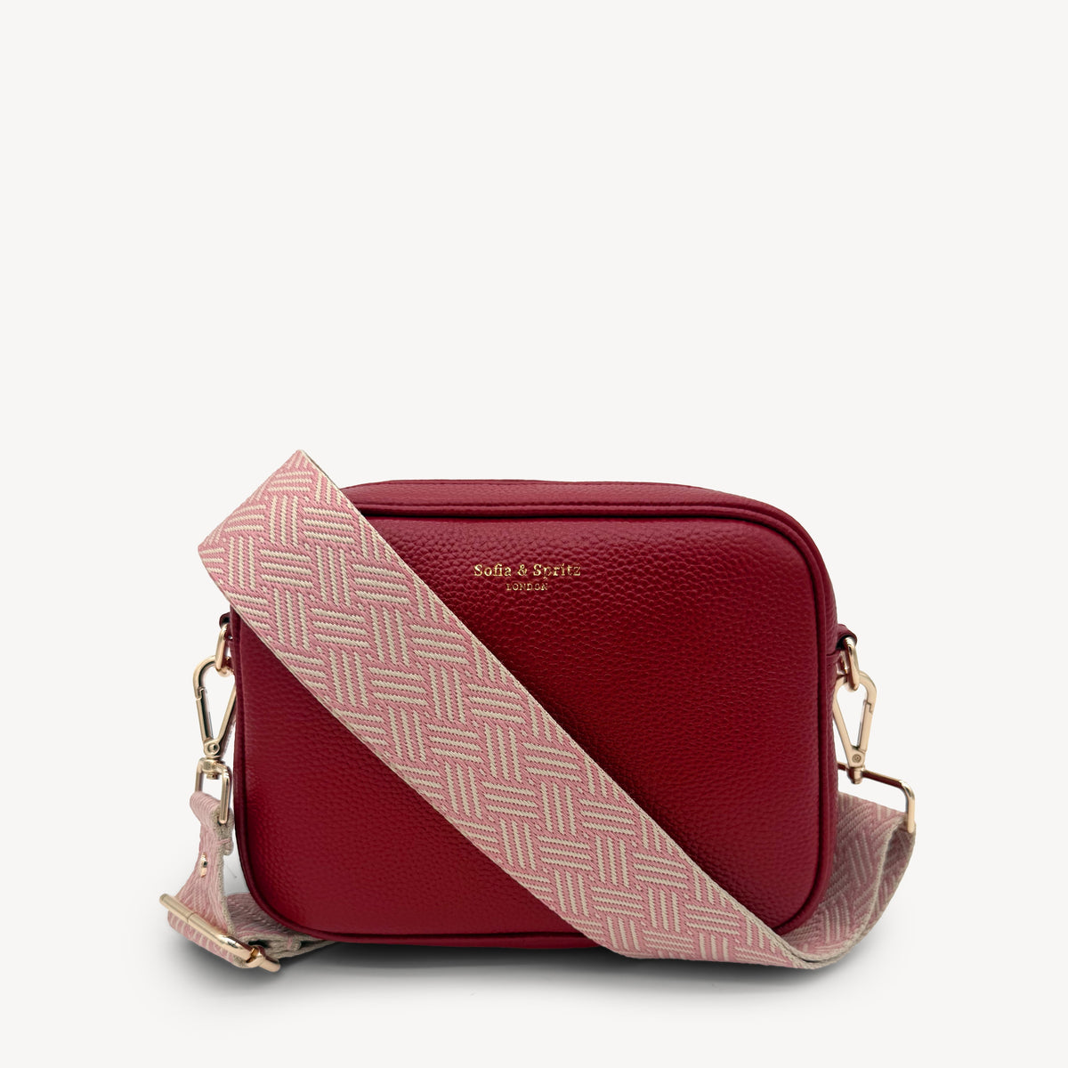 Pink & Stone Weave Strap