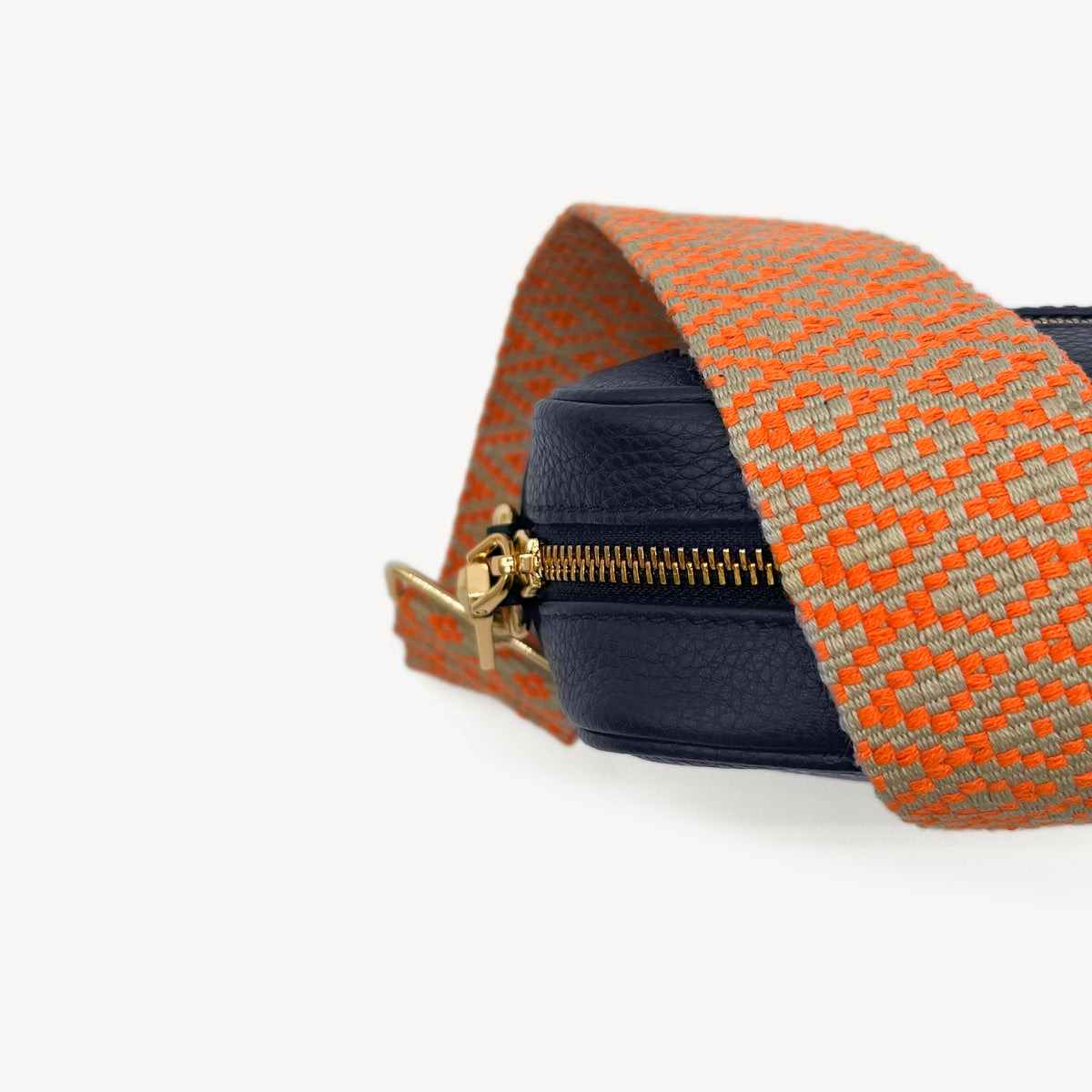 Orange & Stone Embroidered Strap