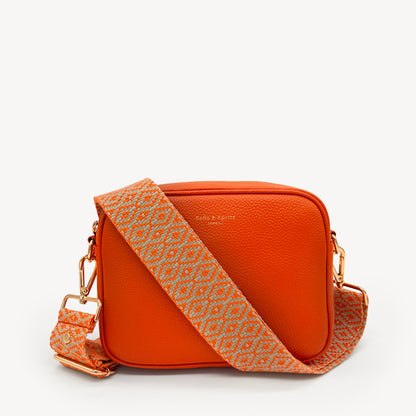 Orange & Stone Embroidered Strap