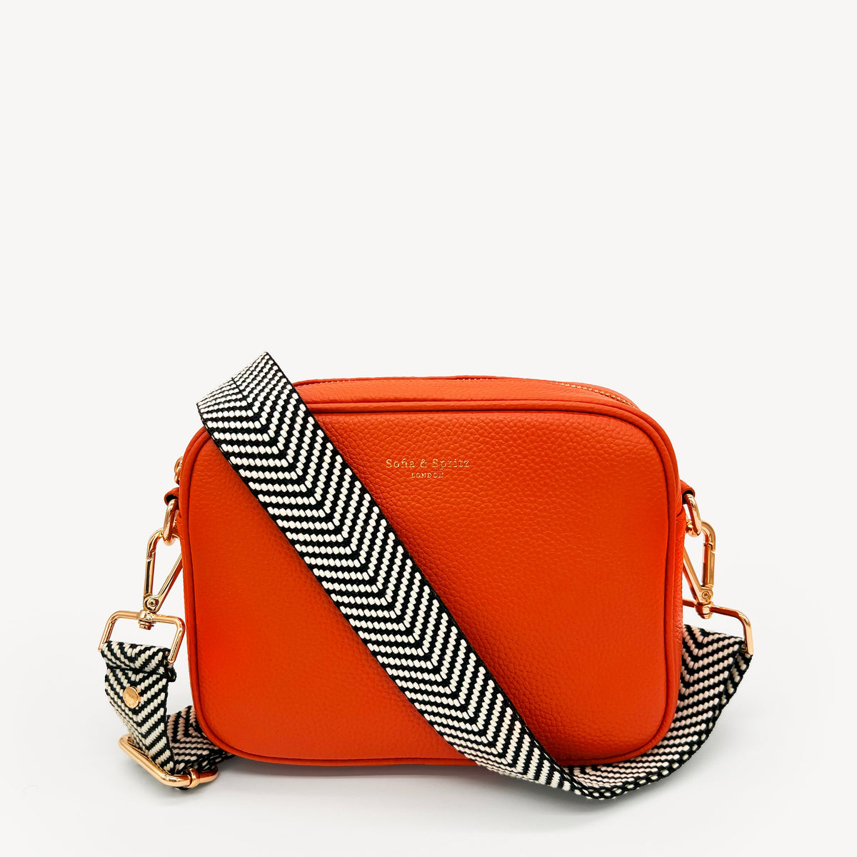 Black & White Chevron Strap