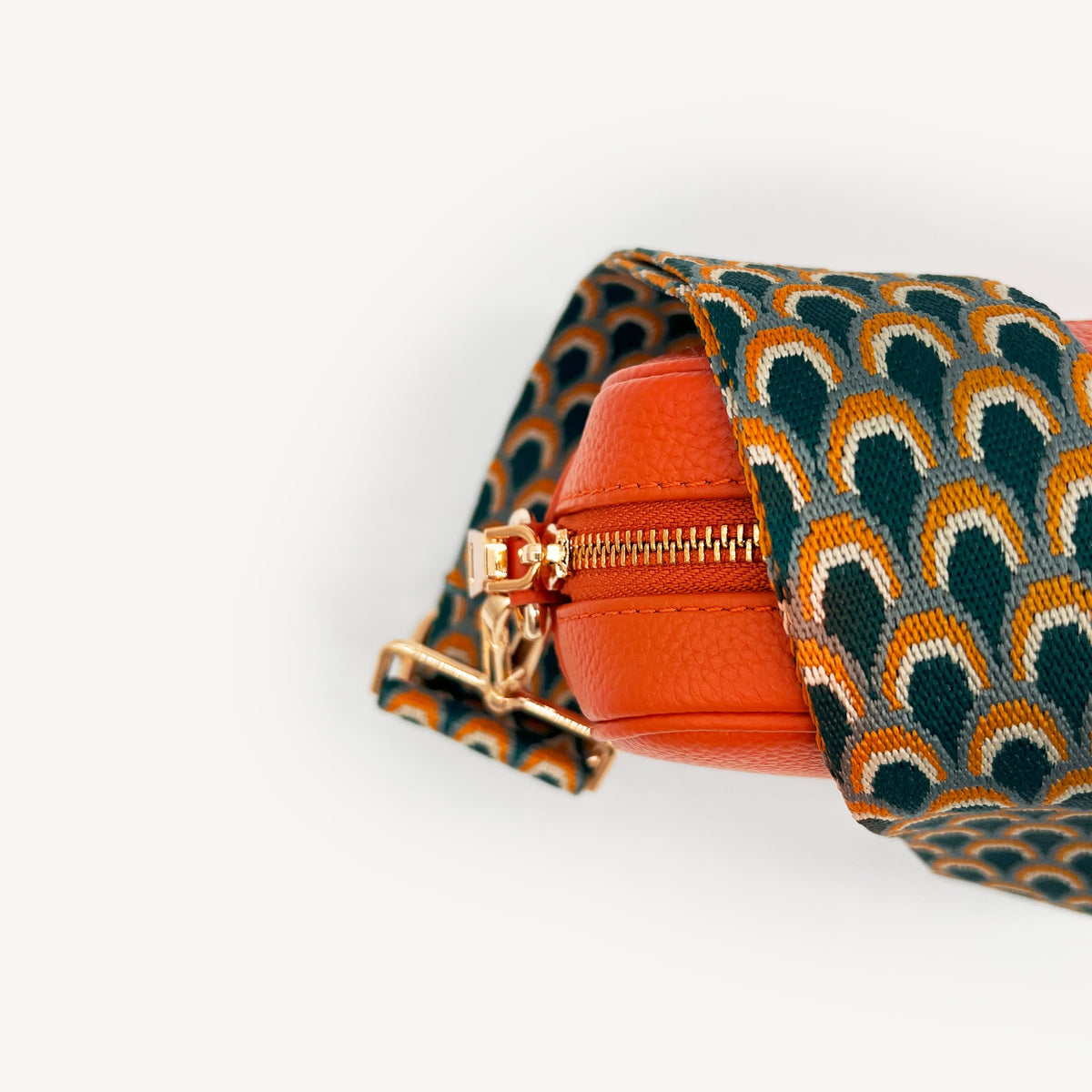 Teal Peacock Strap