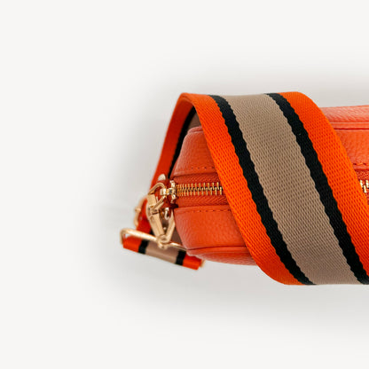 Orange, Tan & Black Stripe Strap