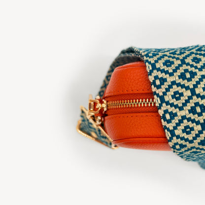 Blue & Stone Embroidered Strap