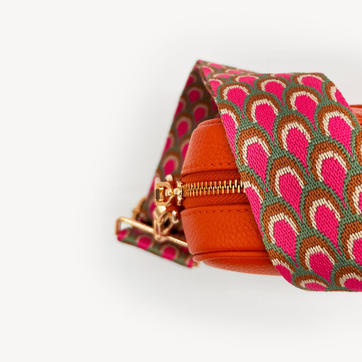 Pink Peacock Strap