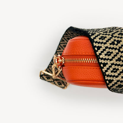Black & Stone Embroidered Strap