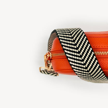 Black & White Chevron Strap