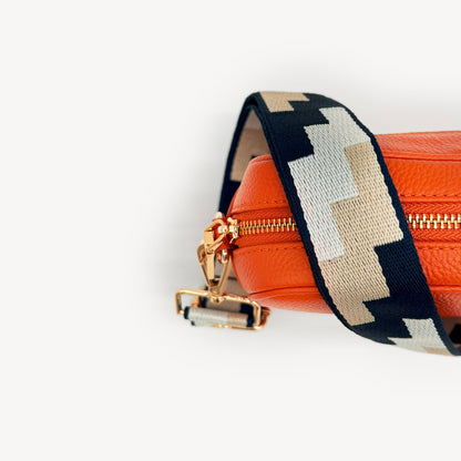 Navy, Stone & Tan Puzzle Strap