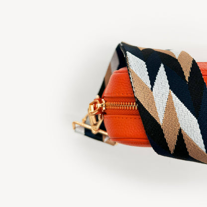 Navy & White Mosaic Strap