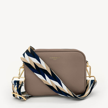 Navy & White Mosaic Strap