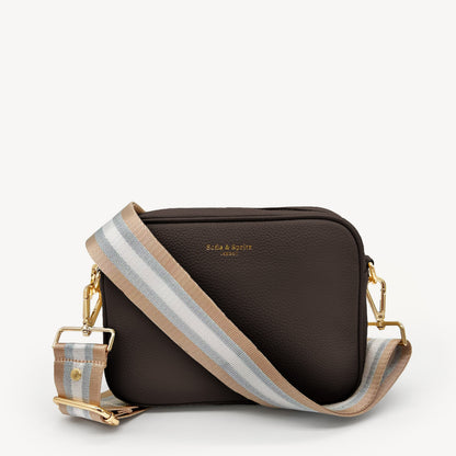 Champagne & Silver Stripe Strap