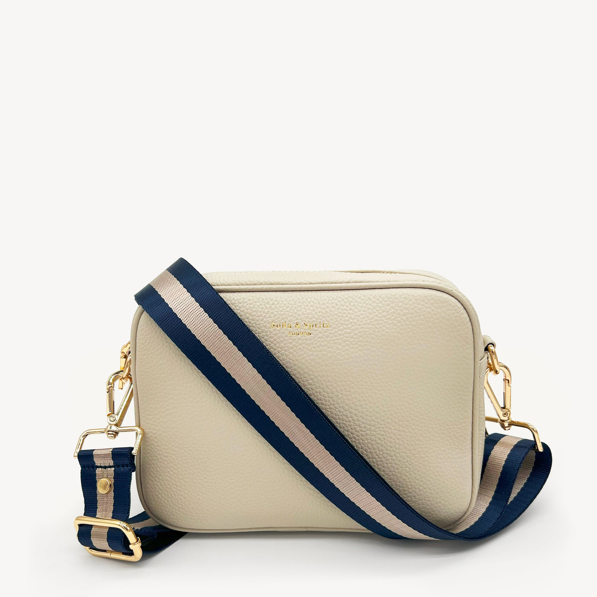 Navy & Gold Stripe Strap