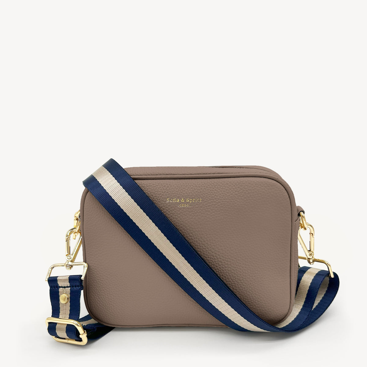 Navy & Gold Stripe Strap
