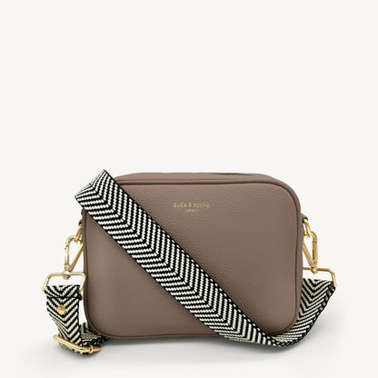 Black & White Chevron Strap