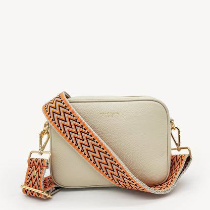 Orange, Black & Stone Aztec Strap