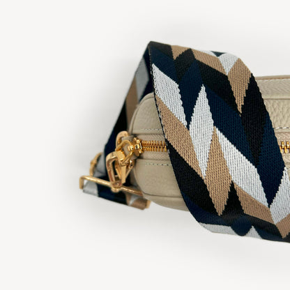 Navy & White Mosaic Strap