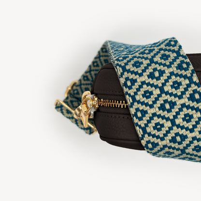 Blue & Stone Embroidered Strap