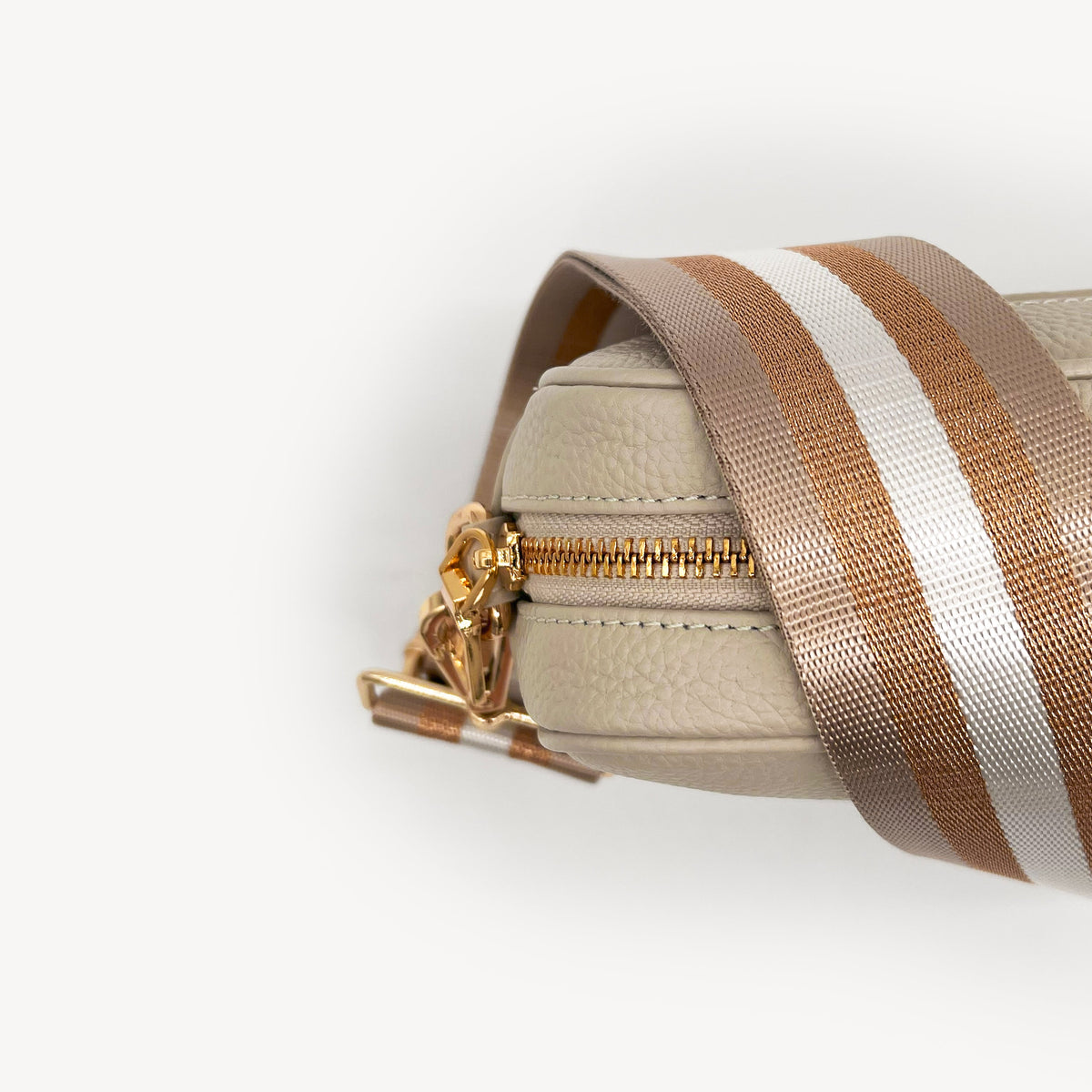 Champagne & Rose Gold Stripe Strap