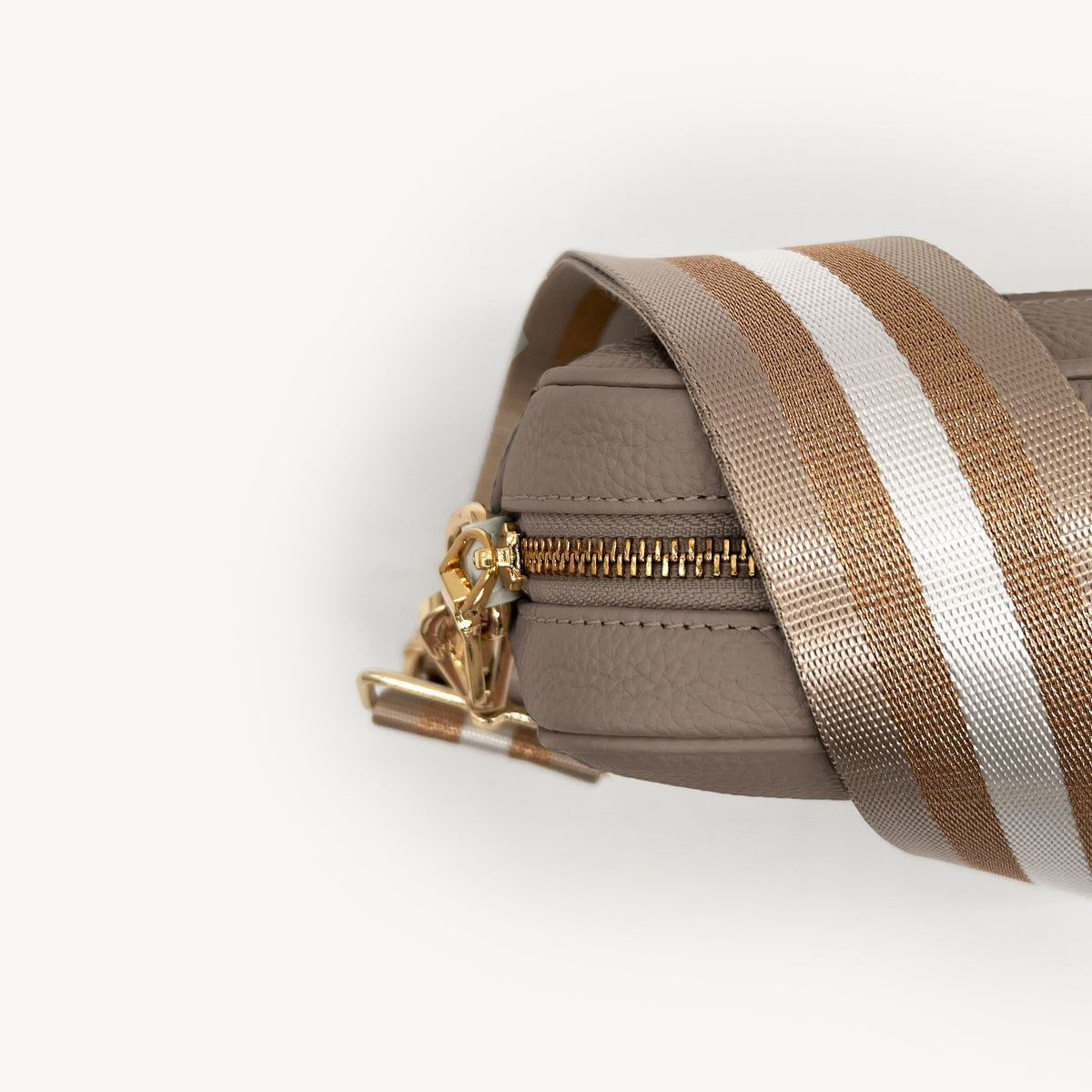 Champagne & Rose Gold Stripe Strap