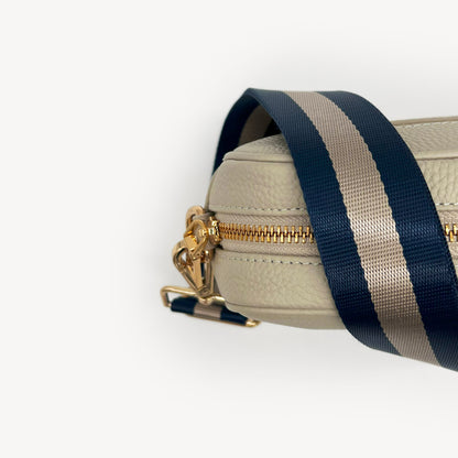Navy & Gold Stripe Strap