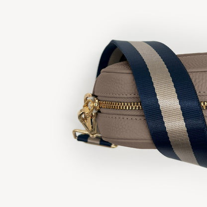 Navy & Gold Stripe Strap