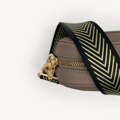 Black & Gold Chevron Strap