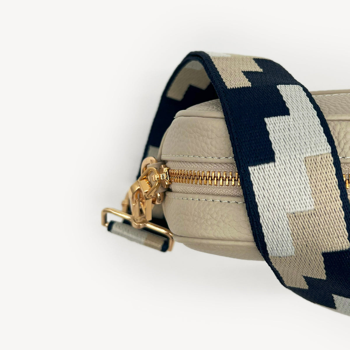 Navy, Stone & Tan Puzzle Strap