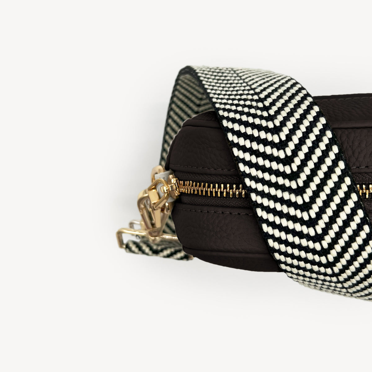 Black & White Chevron Strap