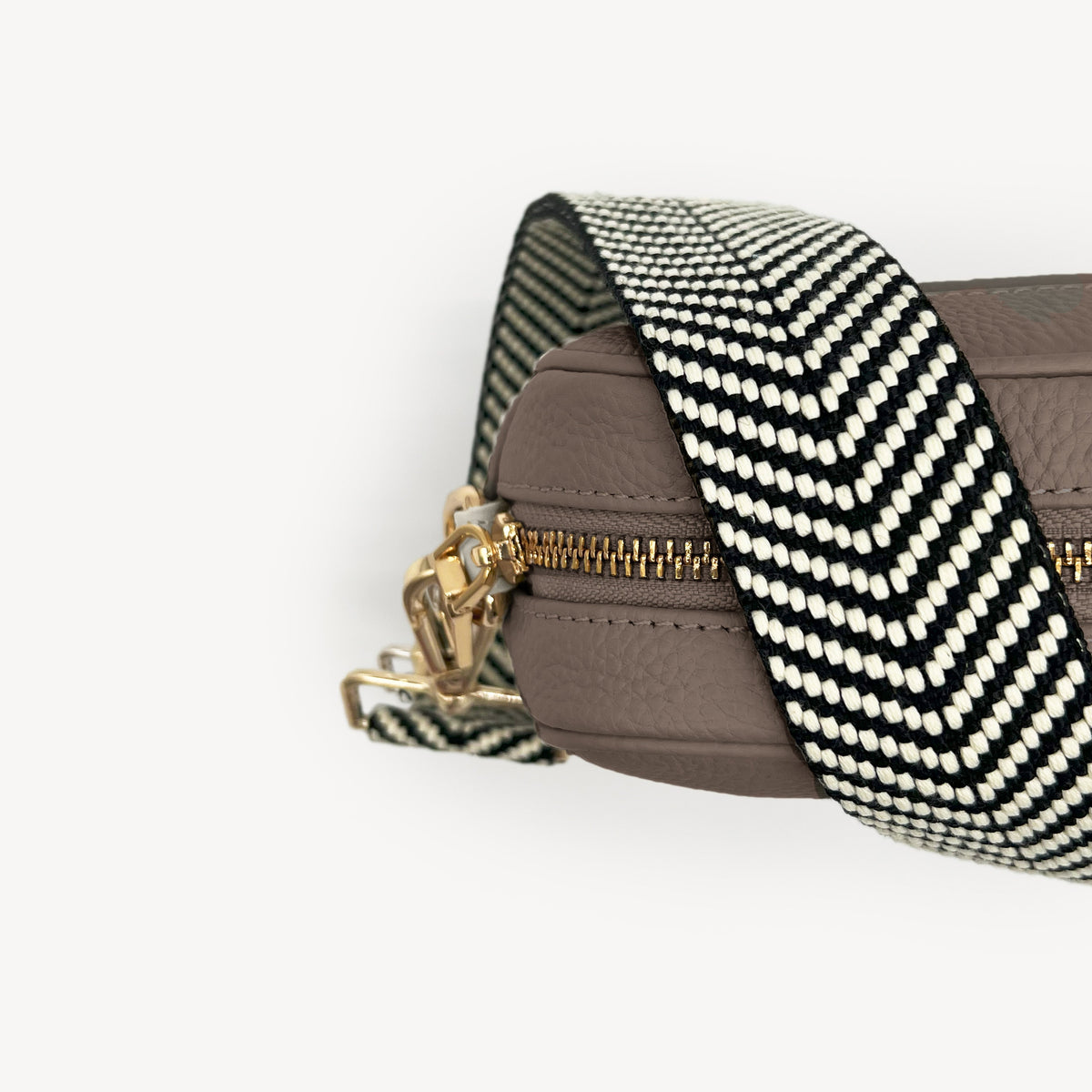 Black & White Chevron Strap