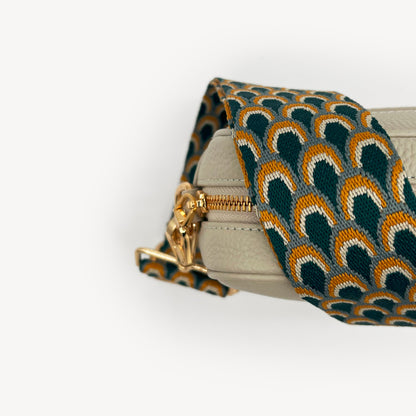 Teal Peacock Strap