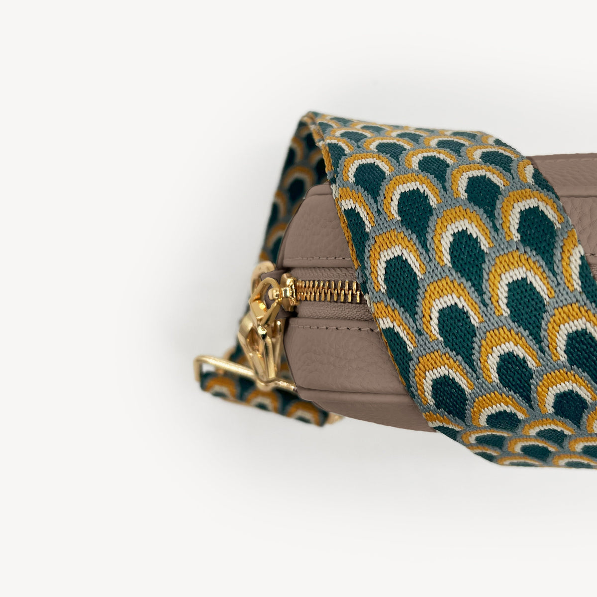 Teal Peacock Strap