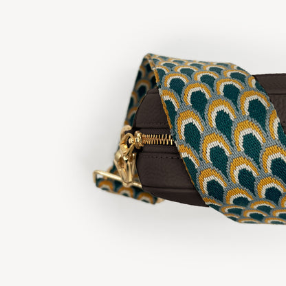 Teal Peacock Strap