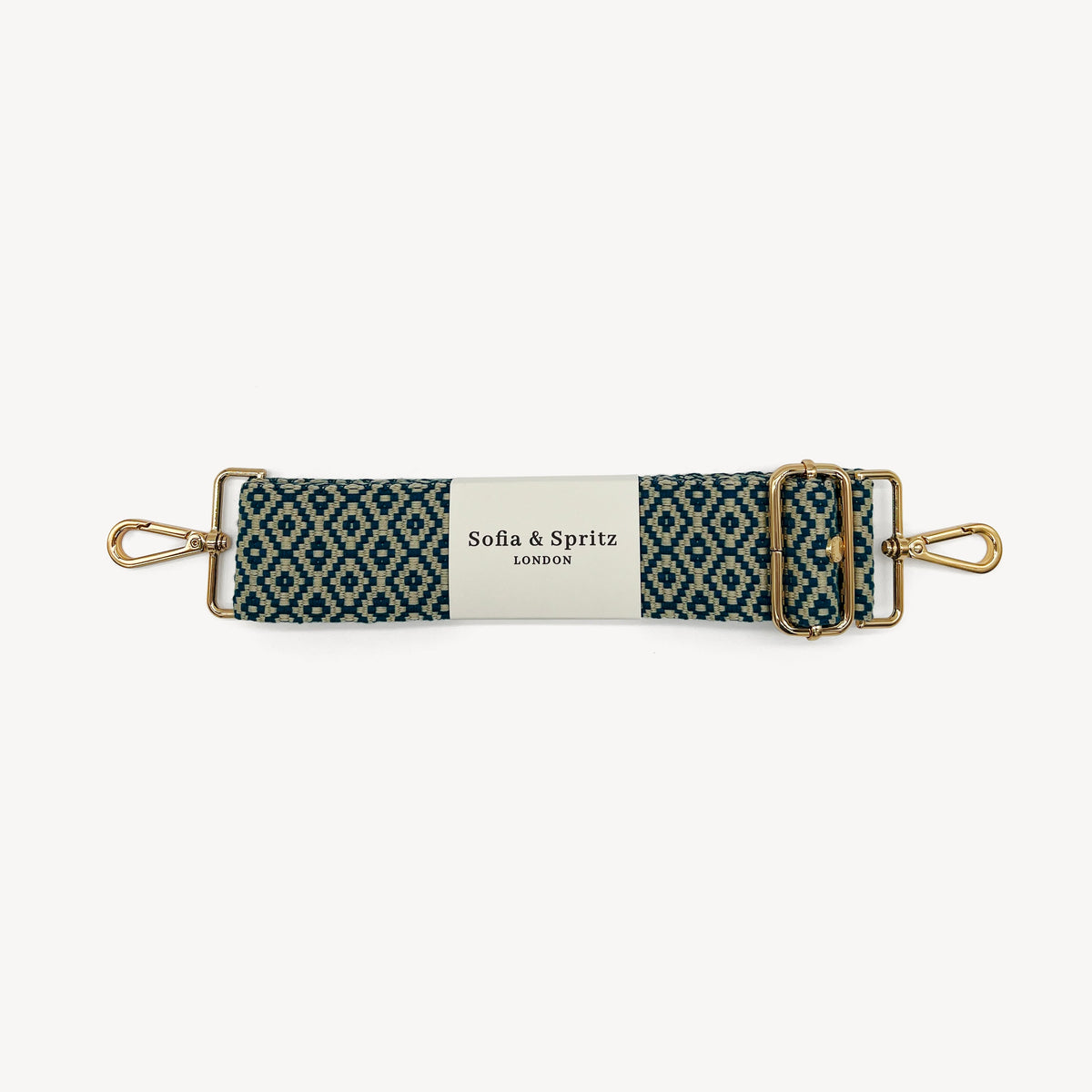 Blue & Stone Embroidered Strap