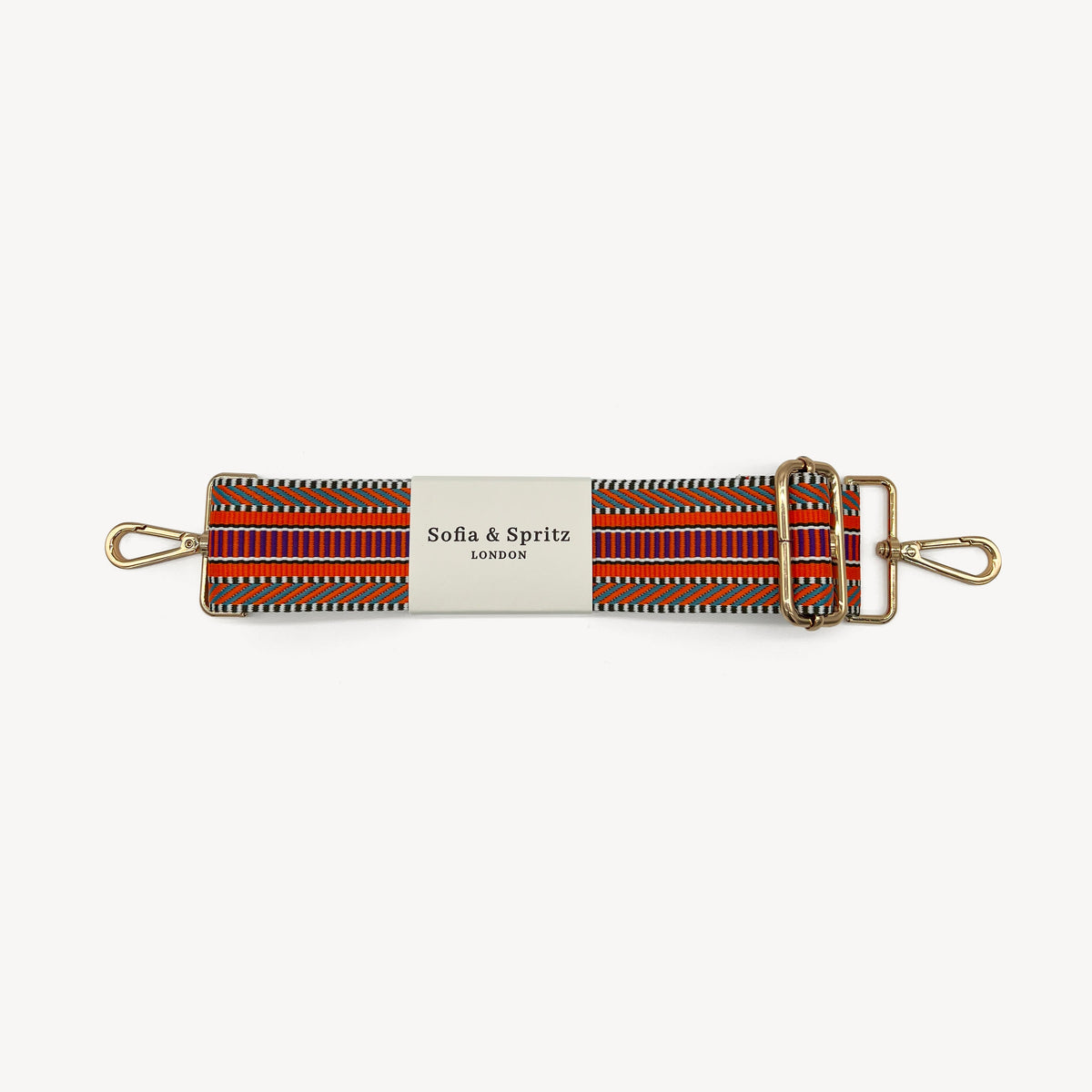 Orange Assortment Stripe Aztec Strap