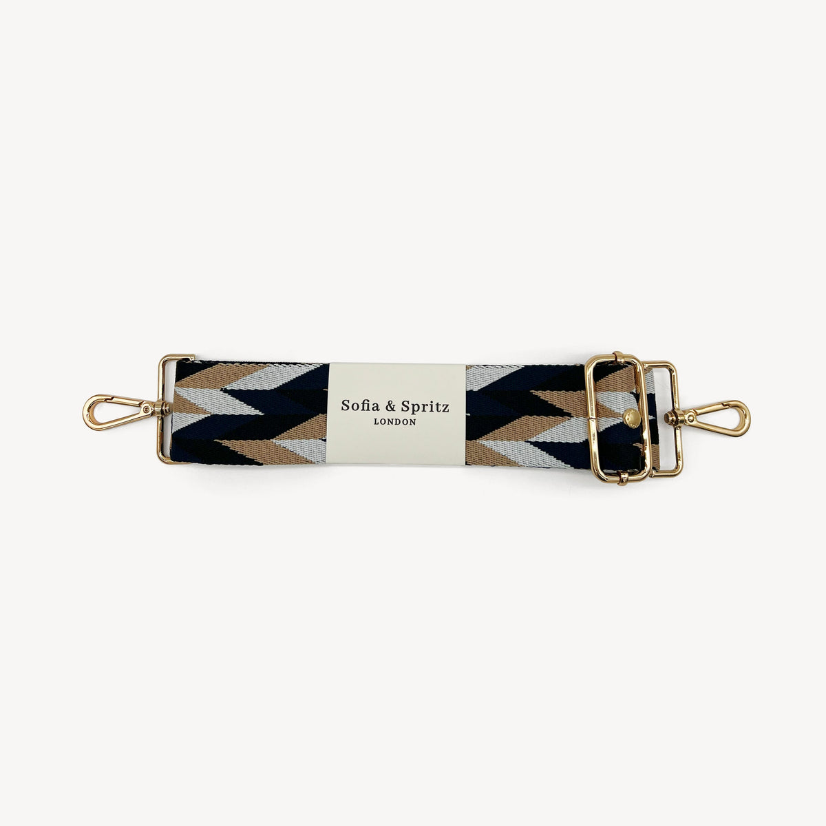 Navy & White Mosaic Strap