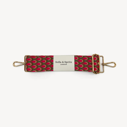 Pink Peacock Strap