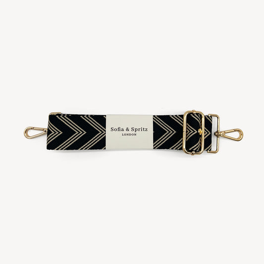 Black & Stone Arrow Strap