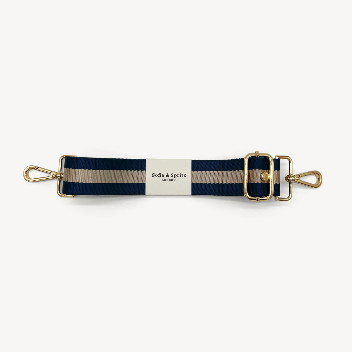 Navy & Gold Stripe Strap