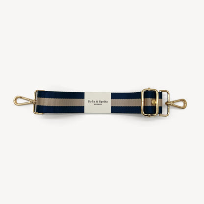 Navy & Gold Stripe Strap