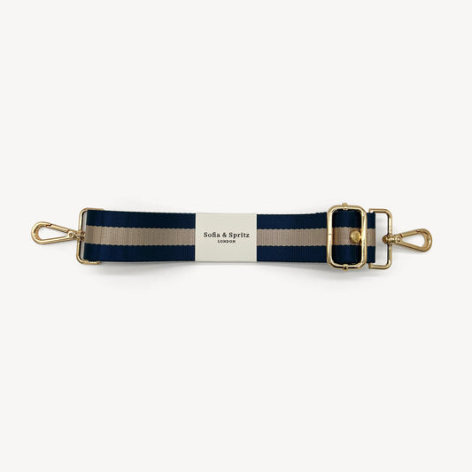 Navy & Gold Stripe Strap