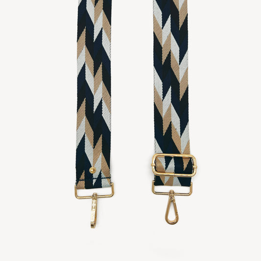 Navy & White Mosaic Strap