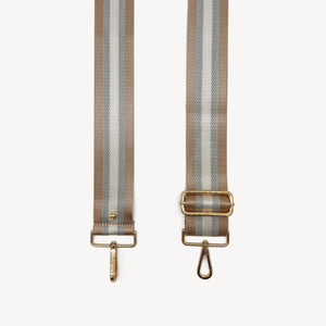Champagne & Silver Stripe Strap