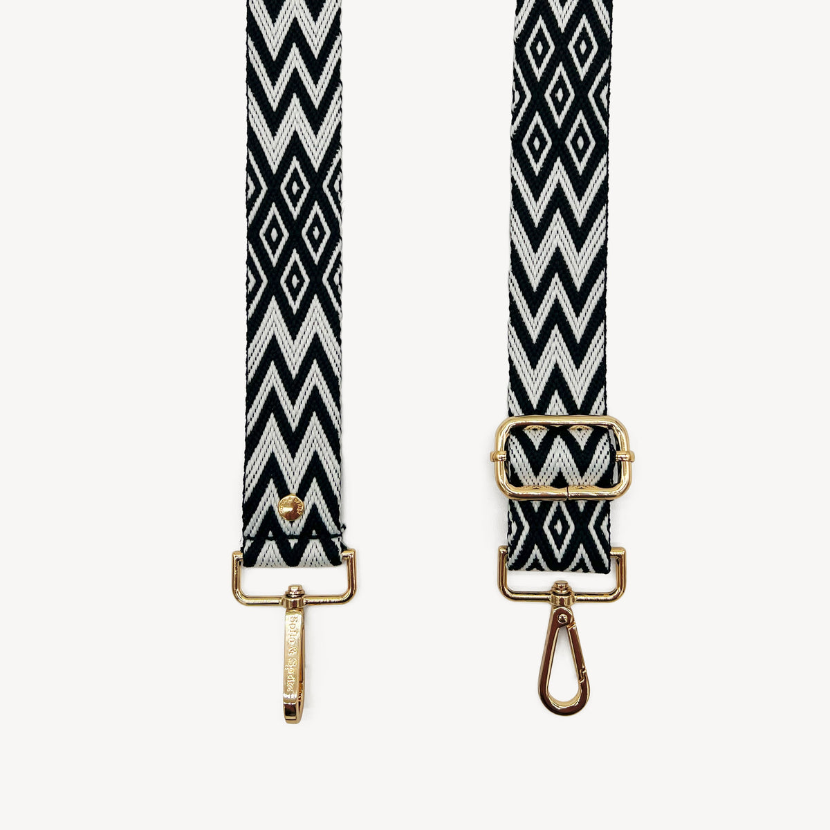 Black & White Diamond Strap